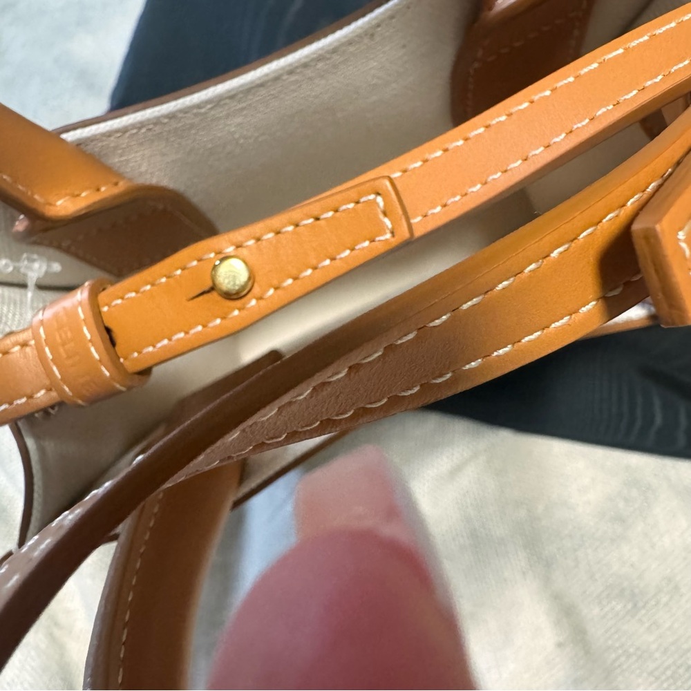 Celine Cabas Vertical Natural Tan Bag - Picture 8 of 10